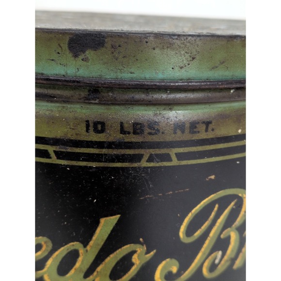 VTG RARE Tin Tuxedo Brand Home Made Cheese Edelstein Dairy Brooklyn New York - Picture 6 of 9